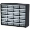 Best Sale 😀 Akro-Mils 24-Compartment Small Parts Organizer Cabinet 👍 -Deals Tool Storage Store black clarified drawers akro mils shelf bins racks 10124 64 1000