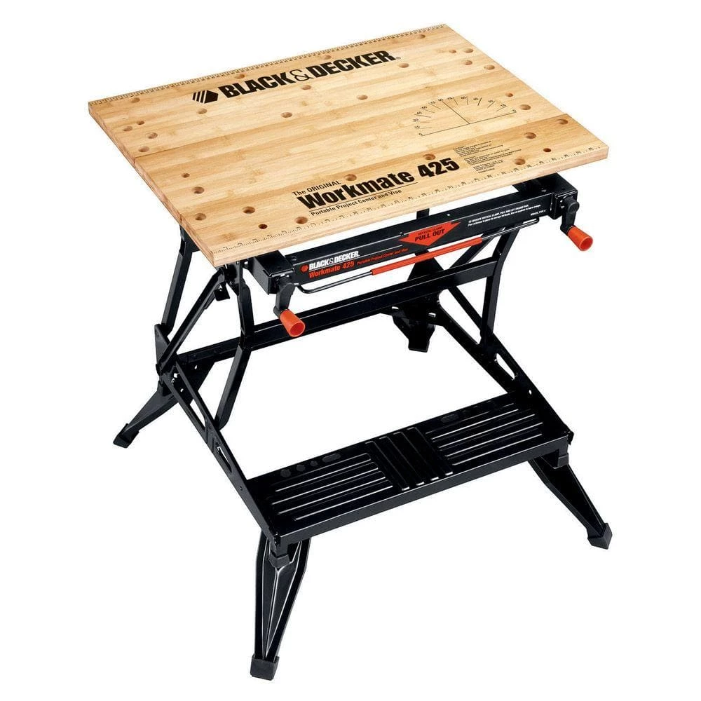 Budget ๐ฅ BLACK+DECKER Workmate 425 30 in. Folding Portable Workbench and Vise ๐งจ 3 Budget ๐ฅ BLACK+DECKER Workmate 425 30 in. Folding Portable Workbench and Vise ๐งจ