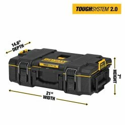 Top 10 💯 DEWALT TOUGHSYSTEM 2.0 22 in. Small Tool Box 🔔 -Deals Tool Storage Store black dewalt modular tool storage systems dwst08165 a0 1000