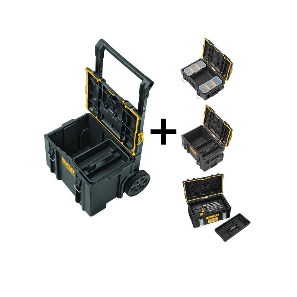 Outlet 🥰 DEWALT TOUGHSYSTEM 2.0 Small Tool Box with Bonus Medium Tool Box, Mobile Tool Box and Mechanic Tool Set (226-Piece) w/ Tool Box ❤️ 4 Outlet 🥰 DEWALT TOUGHSYSTEM 2.0 Small Tool Box with Bonus Medium Tool Box, Mobile Tool Box and Mechanic Tool Set (226-Piece) w/ Tool Box ❤️ - Image 2