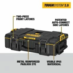 Budget โค๏ธ DEWALT TOUGHSYSTEM 2.0 22 in. Small Tool Box with Bonus 22 in. Medium Tool Box ๐ฏ 13 Budget โค๏ธ DEWALT TOUGHSYSTEM 2.0 22 in. Small Tool Box with Bonus 22 in. Medium Tool Box ๐ฏ -Deals Tool Storage Store black dewalt modular tool storage systems dwst08165w08300 40 1000
