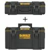 Budget ❤️ DEWALT TOUGHSYSTEM 2.0 22 in. Small Tool Box with Bonus 22 in. Medium Tool Box 💯 -Deals Tool Storage Store black dewalt modular tool storage systems dwst08165w08300 64 1000