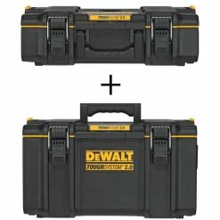 Budget โค๏ธ DEWALT TOUGHSYSTEM 2.0 22 in. Small Tool Box with Bonus 22 in. Medium Tool Box ๐ฏ