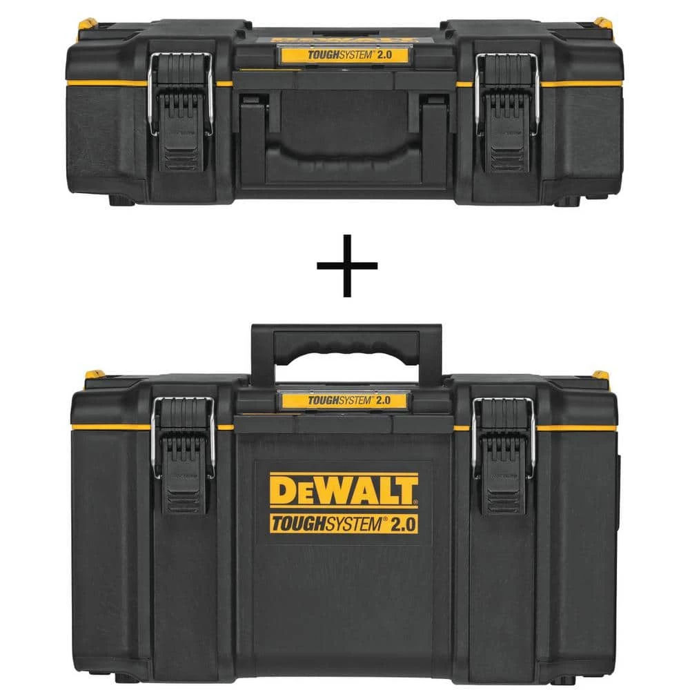 Budget โค๏ธ DEWALT TOUGHSYSTEM 2.0 22 in. Small Tool Box with Bonus 22 in. Medium Tool Box ๐ฏ 3 Budget โค๏ธ DEWALT TOUGHSYSTEM 2.0 22 in. Small Tool Box with Bonus 22 in. Medium Tool Box ๐ฏ