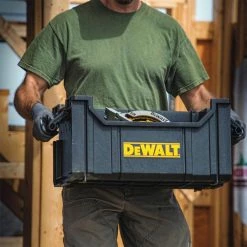 Coupon 👍 DEWALT TOUGHSYSTEM 22 in. Tote Tool Box 👍 -Deals Tool Storage Store black dewalt modular tool storage systems dwst08205 fa 1000