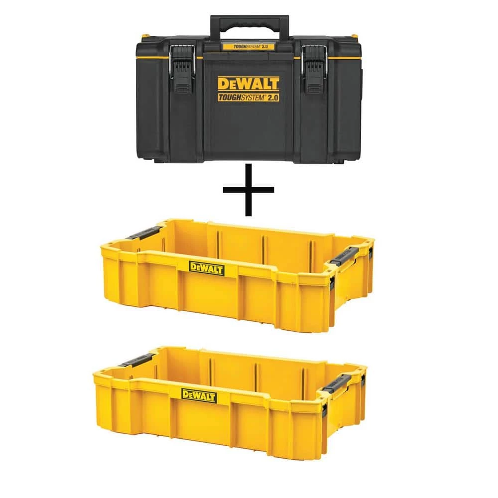 Cheap 🎁 DEWALT TOUGHSYSTEM 2.0 22 in. Medium Tool Box with (2) TOUGHSYSTEM 2.0 Deep Tool Trays ⭐ 3 Cheap 🎁 DEWALT TOUGHSYSTEM 2.0 22 in. Medium Tool Box with (2) TOUGHSYSTEM 2.0 Deep Tool Trays ⭐