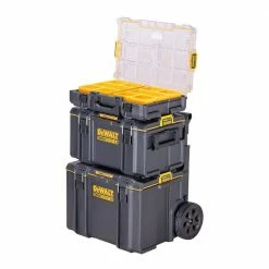 Promo ✔️ DEWALT TOUGHSYSTEM 2.0 24 in. Mobile Tool Box, 22 in. Large Tool Box and 10-Compartment Deep Small Parts Organizer ✔️ 10 Promo ✔️ DEWALT TOUGHSYSTEM 2.0 24 in. Mobile Tool Box, 22 in. Large Tool Box and 10-Compartment Deep Small Parts Organizer ✔️ -Deals Tool Storage Store black dewalt modular tool storage systems dwst08450w30040 66 1000