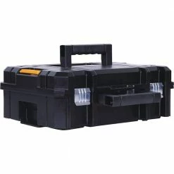 Discount ๐งจ DEWALT TSTAK II 13 in. Stackable Flat Top Tool Storage Case ๐ 17 Discount ๐งจ DEWALT TSTAK II 13 in. Stackable Flat Top Tool Storage Case ๐ -Deals Tool Storage Store black dewalt modular tool storage systems dwst17807 c3 1000
