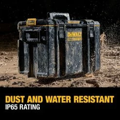 Wholesale 😍 DEWALT ToughSystem 2.0 24 in. Tower Tool Box System (3-Piece Set) 🤩 -Deals Tool Storage Store black dewalt modular tool storage systems dwst60437 4f 1000