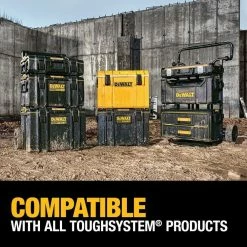 Wholesale 😍 DEWALT ToughSystem 2.0 24 in. Tower Tool Box System (3-Piece Set) 🤩 -Deals Tool Storage Store black dewalt modular tool storage systems dwst60437 c3 1000