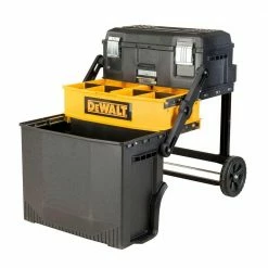 Deals ❤️ DEWALT 16 in. 4-in-1 Cantilever Tool Box Mobile Work Center 👏 -Deals Tool Storage Store black dewalt portable tool boxes dwst20880 a0 1000