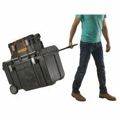 Best Sale 🧨 DEWALT Tough Chest 38 in. 63 Gal. Mobile Tool Box 😀 -Deals Tool Storage Store black dewalt portable tool boxes dwst38000 77 1000