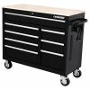 Best Pirce 🧨 Husky 42 in. W x 18.1 in. D 8-Drawer Black Mobile Workbench Cabinet with Solid Wood Top 🥰 2 Best Pirce 🧨 Husky 42 in. W x 18.1 in. D 8-Drawer Black Mobile Workbench Cabinet with Solid Wood Top 🥰 -Deals Tool Storage Store black husky mobile workbenches h42mwc8blk 64 1000