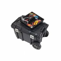 Brand new 😉 Husky 26 in. Connect Rolling Tool Box Black 💯 -Deals Tool Storage Store black husky modular tool storage systems 228224 44 1000