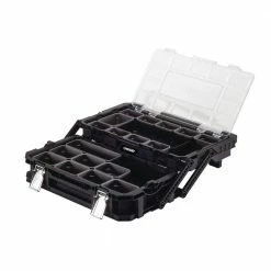 Discount ❤️ Husky 22 in. 22-Compartment Connect Cantilever Organizer for Small Parts Organizer 🌟 21 Discount ❤️ Husky 22 in. 22-Compartment Connect Cantilever Organizer for Small Parts Organizer 🌟 -Deals Tool Storage Store black husky modular tool storage systems 230379 1f 1000