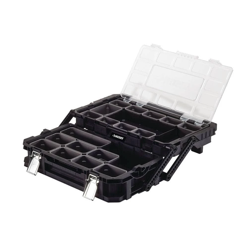 Discount ❤️ Husky 22 in. 22-Compartment Connect Cantilever Organizer for Small Parts Organizer 🌟 10 Discount ❤️ Husky 22 in. 22-Compartment Connect Cantilever Organizer for Small Parts Organizer 🌟 - Image 8
