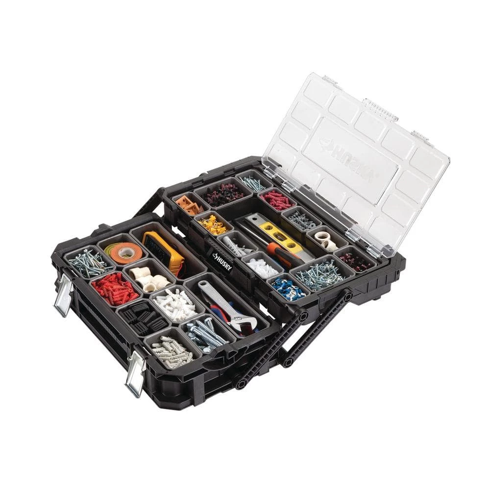 Discount ❤️ Husky 22 in. 22-Compartment Connect Cantilever Organizer for Small Parts Organizer 🌟 11 Discount ❤️ Husky 22 in. 22-Compartment Connect Cantilever Organizer for Small Parts Organizer 🌟 - Image 9