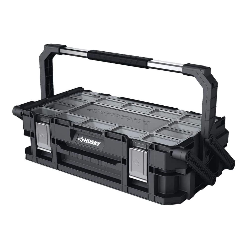 Discount ❤️ Husky 22 in. 22-Compartment Connect Cantilever Organizer for Small Parts Organizer 🌟 3 Discount ❤️ Husky 22 in. 22-Compartment Connect Cantilever Organizer for Small Parts Organizer 🌟