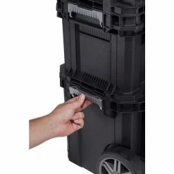 Discount 🛒 Husky 22 in. Connect Rolling System Tool Box 😀 -Deals Tool Storage Store black husky modular tool storage systems 230381 4f 1000 1