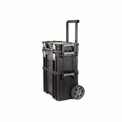 Promo 🔔 Husky 22 in. Connect Rolling System Plastic Tool Box 🎁 -Deals Tool Storage Store black husky modular tool storage systems 230381 c3 1000