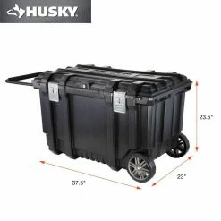 Wholesale 🛒 Husky 37 in. Rolling Tool Box Utility Cart Black 😉 -Deals Tool Storage Store black husky portable tool boxes 209261 77 1000