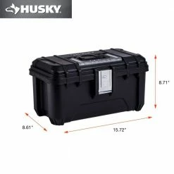 Wholesale 🥰 Husky 16 in. Black Plastic Portable Tool Box with Metal Latches ❤️ 13 Wholesale 🥰 Husky 16 in. Black Plastic Portable Tool Box with Metal Latches ❤️ -Deals Tool Storage Store black husky portable tool boxes 235574 40 1000