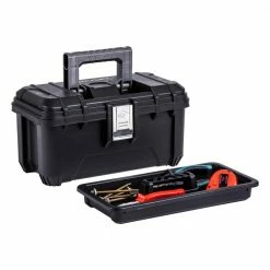 Wholesale 🥰 Husky 16 in. Black Plastic Portable Tool Box with Metal Latches ❤️ 17 Wholesale 🥰 Husky 16 in. Black Plastic Portable Tool Box with Metal Latches ❤️ -Deals Tool Storage Store black husky portable tool boxes 235574 44 1000