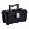 Wholesale 🥰 Husky 16 in. Black Plastic Portable Tool Box with Metal Latches ❤️ -Deals Tool Storage Store black husky portable tool boxes 235574 64 1000