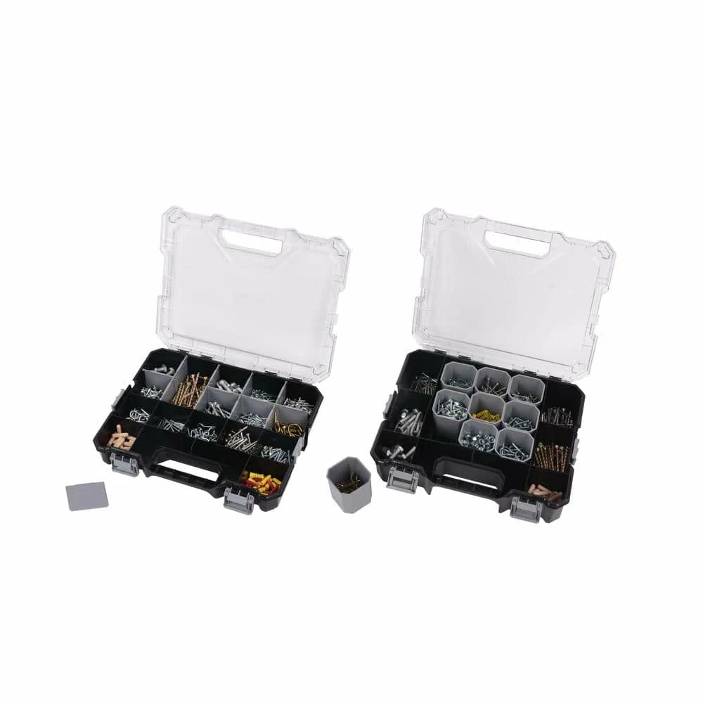 Buy ✔️ Husky 36-Compartment Interlocking Small Parts Organizer in Black (2-Pack) ❤️ 4 Buy ✔️ Husky 36-Compartment Interlocking Small Parts Organizer in Black (2-Pack) ❤️ - Image 2