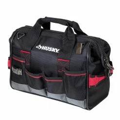 Promo 😀 Husky 14 in. Large Mouth Tool Bag 🎁