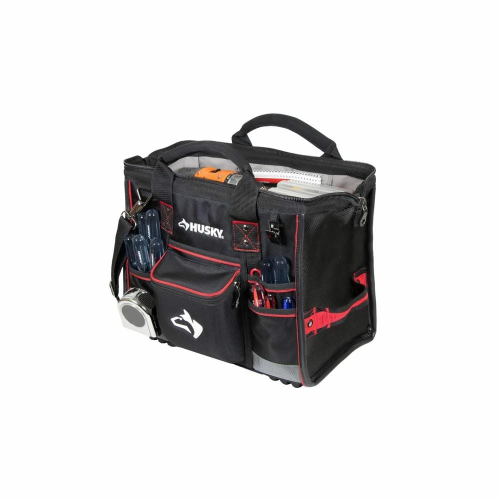 Discount โ๏ธ Husky 16 in. Large Mouth Tool Bag with Tool Wall ๐ฅฐ 10 Discount โ๏ธ Husky 16 in. Large Mouth Tool Bag with Tool Wall ๐ฅฐ - Image 8