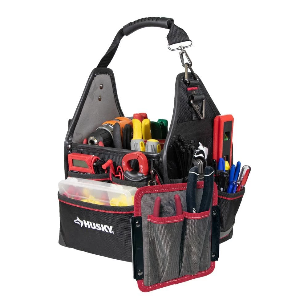Promo ๐ฏ Husky 10 in. Electrician Tool Bag with Removable Tool Wall ๐ 11 Promo ๐ฏ Husky 10 in. Electrician Tool Bag with Removable Tool Wall ๐ - Image 9