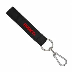 Deals ⭐ Husky 18 in. Heavy-Duty Hanging Carabiner Strap Zinc-Plated Steel with Quick-Release Hook and Loop Fastening in Black (2-Pack) ⌛ -Deals Tool Storage Store black husky tool bags hd00138 th2pk 4f 1000