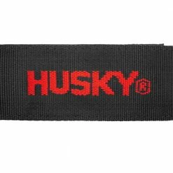 Discount 🌟 Husky 18 in. Heavy-Duty Hanging Carabiner Strap Zinc-Plated Steel with Quick-Release Hook and Loop Fastening in Black (5-Pack) ⌛ -Deals Tool Storage Store black husky tool bags hd00138 th5pk 76 1000