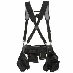 Wholesale ๐ Husky 2-Bag 18 -Pocket Black Framer's Suspension Rig Work Tool Belt with Suspenders ๐คฉ 19 Wholesale ๐ Husky 2-Bag 18 -Pocket Black Framer's Suspension Rig Work Tool Belt with Suspenders ๐คฉ -Deals Tool Storage Store black husky tool belts hd00116 th 4f 1000