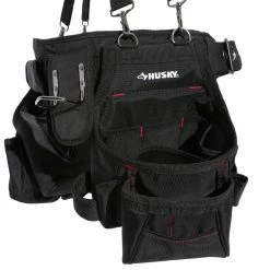 Wholesale ๐ Husky 2-Bag 18 -Pocket Black Framer's Suspension Rig Work Tool Belt with Suspenders ๐คฉ 23 Wholesale ๐ Husky 2-Bag 18 -Pocket Black Framer's Suspension Rig Work Tool Belt with Suspenders ๐คฉ -Deals Tool Storage Store black husky tool belts hd00116 th 76 1000