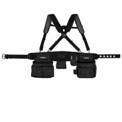 Wholesale ๐ Husky 2-Bag 18 -Pocket Black Framer's Suspension Rig Work Tool Belt with Suspenders ๐คฉ 22 Wholesale ๐ Husky 2-Bag 18 -Pocket Black Framer's Suspension Rig Work Tool Belt with Suspenders ๐คฉ -Deals Tool Storage Store black husky tool belts hd00116 th fa 1000
