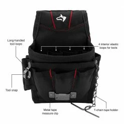 Wholesale 🔔 Husky 9-Pocket Black Maintenance Tool Pouch 🥰 -Deals Tool Storage Store black husky tool belts hd893876 th e1 1000