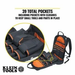 Coupon 🛒 Klein Tools Tradesman Pro Tool Bag 🎒 Backpack, 39 Pockets, Black, 14-Inch 🎁 -Deals Tool Storage Store black klein tools tool bags 55421bp 14 40 1000