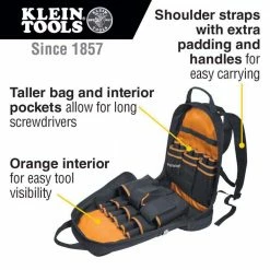 Coupon 🛒 Klein Tools Tradesman Pro Tool Bag 🎒 Backpack, 39 Pockets, Black, 14-Inch 🎁 -Deals Tool Storage Store black klein tools tool bags 55421bp 14 66 1000