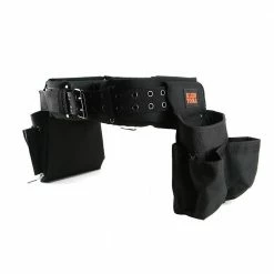 New 🎉 Klein Tools 27-Pocket Electrician's Tool Belt Fits Size 30-43 in. Waist ❤️ -Deals Tool Storage Store black klein tools tool belts 55298h a0 1000