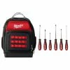 Best Sale 😍 Milwaukee 15 in. Ultimate Jobsite 🎒 Backpack with Screwdriver Set (6-Pieces) ✨ -Deals Tool Storage Store black milwaukee tool bags 48 22 8201 48 22 2706 64 1000