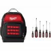 Budget 👍 Milwaukee Ultimate Jobsite Black 15 in. 🎒 Backpack with Screwdriver Cushion Grip Set (6-Piece) 😍 -Deals Tool Storage Store black milwaukee tool bags 48 22 8201 48 22 2886 64 1000