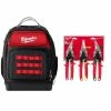 Budget ⭐ Milwaukee 15 in. Ultimate Jobsite 🎒 Backpack W/ Left, Right, and Straight Aviation Snips (3-Pack) 👍 -Deals Tool Storage Store black milwaukee tool bags 48 22 8201 48 22 4533 64 1000