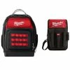 Outlet 👏 Milwaukee 15 in. Ultimate Jobsite 🎒 Backpack with 9-Pocket Utility Pouch 🤩 -Deals Tool Storage Store black milwaukee tool bags 48 22 8201 48 22 8119 64 1000