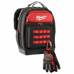 Outlet 🌟 Milwaukee 15 in. Ultimate Jobsite 🎒 Backpack 🎁 -Deals Tool Storage Store black milwaukee tool bags 48 22 8201 77 1000