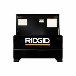Cheap 😉 RIDGID 48 in. W x 24 in. D x 28.5 in. H Universal Storage Chest 🔥 -Deals Tool Storage Store black ridgid jobsite boxes rb48 4f 1000