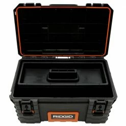 Promo ⭐ RIDGID 22 in. Pro Tool Box, Black 🔔 -Deals Tool Storage Store black ridgid modular tool storage systems 221733 1d 1000