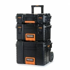 Promo ⭐ RIDGID 22 in. Pro Tool Box, Black 🔔 -Deals Tool Storage Store black ridgid modular tool storage systems 221733 76 1000
