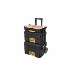 New 😀 RIDGID Pro System Gear 10-Compartment Small Parts Organizer ✔️ -Deals Tool Storage Store black ridgid modular tool storage systems 238093 76 1000